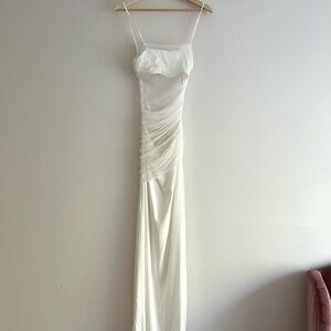 Christopher Esber sheer white dress